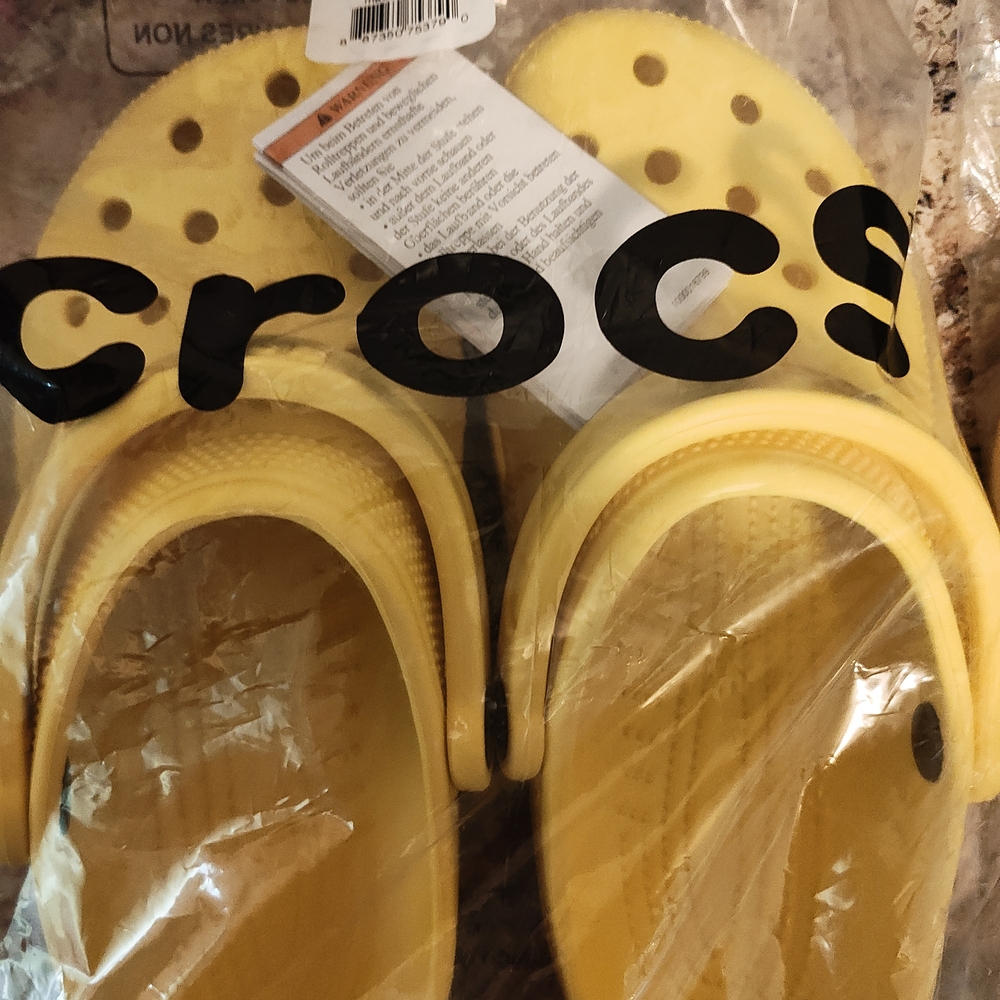 Crocs Yellow Clogs
